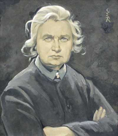 Autoritratto con le braccia incrociate da Ottilie Roederstein
